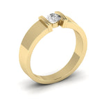 Solitaire Men's Diamond Band