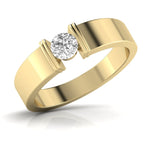 Solitaire Men's Diamond Band