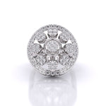 Golden Orbit Diamond Ring