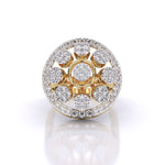 Golden Orbit Diamond Ring
