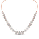Studded Diamond Necklace