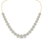 Studded Diamond Necklace