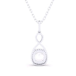 Halo Cushion Diamond Pendant