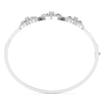 Artistic Swirl Lab Grown Diamond Bangle