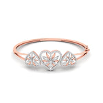 Artistic Swirl Lab Grown Diamond Bangle