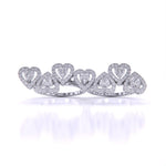 Elegance Heart Diamond Ring