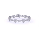 Heartline Diamond Bracelet