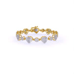Heartline Diamond Bracelet