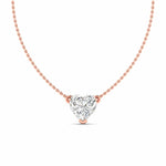 Heart Shaped Diamond Pendant