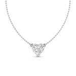 Heart Shaped Diamond Pendant
