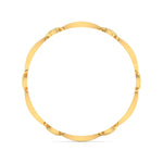 Weave Pattern Diamond Bangle