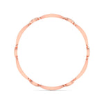 Weave Pattern Diamond Bangle