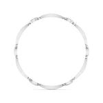 Weave Pattern Diamond Bangle