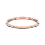 Weave Pattern Diamond Bangle