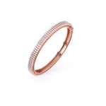 Radiant Splendor Diamond and Gold Bangle