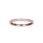 Radiant Splendor Diamond and Gold Bangle
