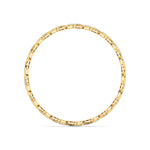 Leaf Design Round Diamond Bangle