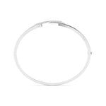 Leaf Whisper Gold Diamond Bangle