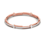 Linear Diamond Bangle