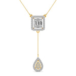 Linear Diamond Pendants