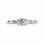 Elegant 3-Stone Lab Diamond Ring