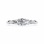 Elegant 3-Stone Lab Diamond Ring