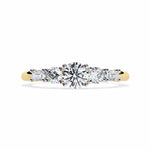 Elegant 3-Stone Lab Diamond Ring
