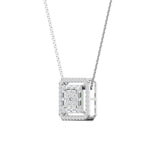 Luxe Square Diamond Pendant