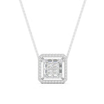 Luxe Square Diamond Pendant