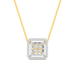 Luxe Square Diamond Pendant