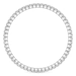 40 Pointer Round Diamond Line Bangle