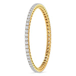40 Pointer Round Diamond Line Bangle