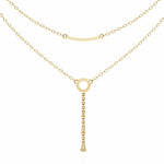 Luxury Diamond Lariat Pendant
