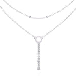 Luxury Diamond Lariat Pendant