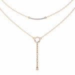 Luxury Diamond Lariat Pendant