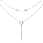 Luxury Diamond Lariat Pendant