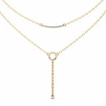 Luxury Diamond Lariat Pendant