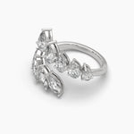 Open Curve Diamond Ring
