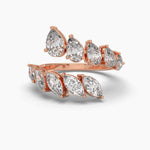 Open Curve Diamond Ring