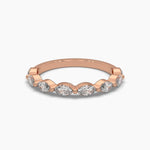 Versatile Half Eternity Diamond Band