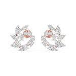 Marquise & Pear Cut Cluster Diamonds Earrings