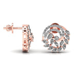 Marquise Diamond Whirl Earrings