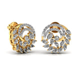Marquise Diamond Whirl Earrings