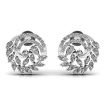 Marquise Diamond Whirl Earrings