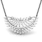 Marquise & Round Diamond Foliage Mangalsutra