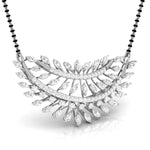 Marquise & Round Diamond Foliage Mangalsutra