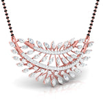 Marquise & Round Diamond Foliage Mangalsutra