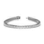 Marquise Shape Diamond Chain Bracelet