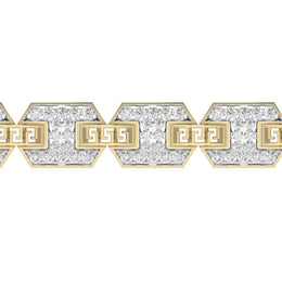 Gold Diamond Bracelet for Men