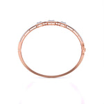 Bezel Set Baguette Diamond Bangle